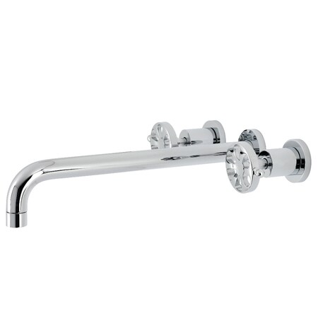 Kingston Brass KS8041RX Wall Mount Tub Faucet, Polished Chrome KS8041RX